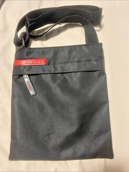Prada Handbags - Prada Tessuto Nylon Crossbody Bag Black